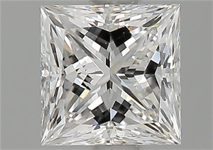 Picture of Natural Diamond 1.02 Carats, Princess with  Cut, G Color, VS1 Clarity and Certified by GIA