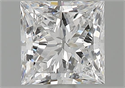 Natural Diamond 1.01 Carats, Princess with  Cut, D Color, VS2 Clarity and Certified by GIA