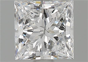 Picture of Natural Diamond 1.01 Carats, Princess with  Cut, D Color, VS2 Clarity and Certified by GIA