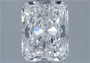 Foto Diamante Natural 2.02 quilates, Radiante , Color F, claridad VS1 y certificado GIA de