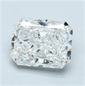 Diamante Natural 3.01 quilates, Radiante , Color E, claridad VS2 y certificado GIA