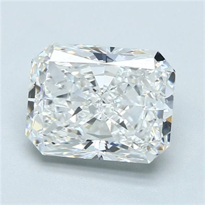 Foto Diamante Natural 3.01 quilates, Radiante , Color E, claridad VS2 y certificado GIA de