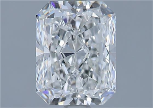 Foto Diamante Natural 1.71 quilates, Radiante , Color G, claridad VS1 y certificado GIA de
