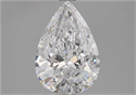 Natural Diamond 2.01 Carats, Pear with  Cut, D Color, SI1 Clarity and Certified by GIA