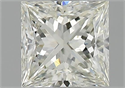 Natural Diamond 1.01 Carats, Princess with  Cut, L Color, SI1 Clarity and Certified by GIA