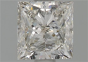 Picture of Natural Diamond 1.01 Carats, Princess with  Cut, H Color, SI1 Clarity and Certified by GIA