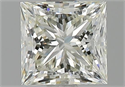 Natural Diamond 1.01 Carats, Princess with  Cut, L Color, VVS1 Clarity and Certified by GIA