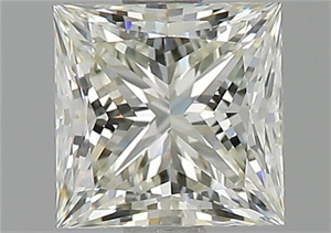 Picture of Natural Diamond 1.01 Carats, Princess with  Cut, L Color, VVS1 Clarity and Certified by GIA