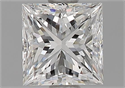 Diamante Natural 0.91 quilates, Princesa , Color F, claridad VS2 y certificado GIA
