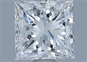 Foto Diamante Natural 0.91 quilates, Princesa , Color G, claridad VVS2 y certificado GIA de
