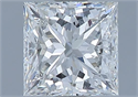Natural Diamond 0.91 Carats, Princess with  Cut, G Color, VVS1 Clarity and Certified by GIA