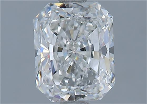 Picture of Natural Diamond 1.51 Carats, Radiant with  Cut, G Color, SI1 Clarity and Certified by GIA