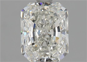 Picture of Natural Diamond 1.51 Carats, Radiant with  Cut, H Color, SI2 Clarity and Certified by GIA