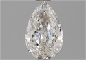 Natural Diamond 0.70 Carats, Pear with  Cut, H Color, VVS2 Clarity and Certified by GIA