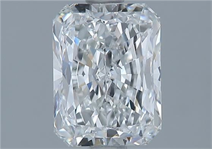 Picture of Natural Diamond 1.50 Carats, Radiant with  Cut, F Color, SI1 Clarity and Certified by GIA