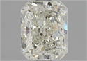 Natural Diamond 1.51 Carats, Radiant with  Cut, K Color, SI1 Clarity and Certified by GIA