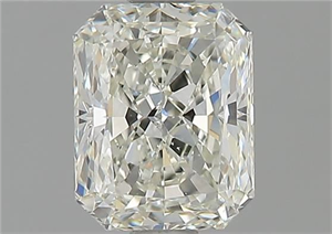 Picture of Natural Diamond 1.04 Carats, Radiant with  Cut, J Color, VS1 Clarity and Certified by GIA