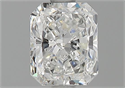 Natural Diamond 1.01 Carats, Radiant with  Cut, F Color, SI2 Clarity and Certified by GIA