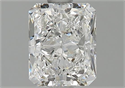 Natural Diamond 1.01 Carats, Radiant with  Cut, F Color, SI1 Clarity and Certified by GIA