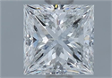Diamante Natural 0.90 quilates, Princesa , Color F, claridad VS1 y certificado GIA