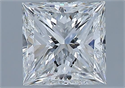 Diamante Natural 0.90 quilates, Princesa , Color G, claridad VVS2 y certificado GIA