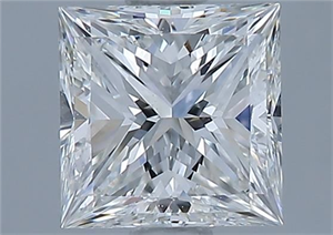 Foto Diamante Natural 0.90 quilates, Princesa , Color G, claridad VVS2 y certificado GIA de