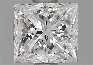 Foto Diamante Natural 0.87 quilates, Princesa , Color F, claridad SI1 y certificado GIA de