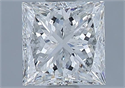 Natural Diamond 0.84 Carats, Princess with  Cut, H Color, I1 Clarity and Certified by GIA