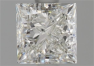 Picture of Natural Diamond 0.90 Carats, Princess with  Cut, I Color, VS2 Clarity and Certified by GIA