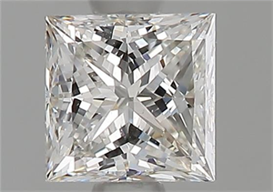 Picture of Natural Diamond 0.70 Carats, Princess with  Cut, H Color, VS1 Clarity and Certified by GIA