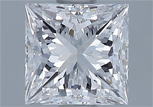 Picture of Natural Diamond 0.80 Carats, Princess with  Cut, D Color, VS1 Clarity and Certified by GIA