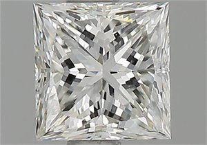 Picture of Natural Diamond 0.80 Carats, Princess with  Cut, H Color, VVS2 Clarity and Certified by GIA