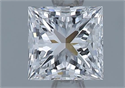 Natural Diamond 0.82 Carats, Princess with  Cut, E Color, VS2 Clarity and Certified by GIA