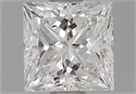 Diamante Natural 0.80 quilates, Princesa , Color F, claridad VS2 y certificado GIA