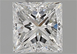 Foto Diamante Natural 0.79 quilates, Princesa , Color E, claridad VS2 y certificado GIA de