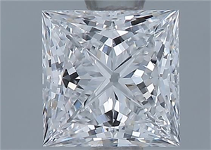 Foto Diamante Natural 0.74 quilates, Princesa , Color D, claridad VS1 y certificado GIA de