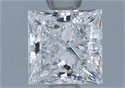 Diamante Natural 0.77 quilates, Princesa , Color F, claridad VS2 y certificado GIA