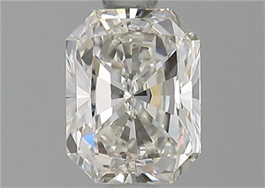 Picture of Natural Diamond 1.01 Carats, Radiant with  Cut, I Color, VS2 Clarity and Certified by GIA