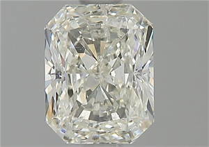 Picture of Natural Diamond 1.01 Carats, Radiant with  Cut, J Color, SI2 Clarity and Certified by GIA