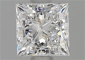Foto Diamante Natural 0.70 quilates, Princesa , Color E, claridad VS2 y certificado GIA de