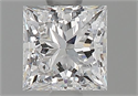 Diamante Natural 0.72 quilates, Princesa , Color D, claridad SI1 y certificado GIA