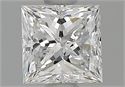 Diamante Natural 0.70 quilates, Princesa , Color F, claridad VS2 y certificado GIA