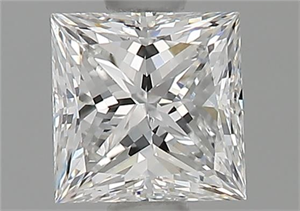 Foto Diamante Natural 0.70 quilates, Princesa , Color F, claridad VS2 y certificado GIA de
