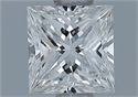 Diamante Natural 0.58 quilates, Princesa , Color I, claridad VVS1 y certificado GIA