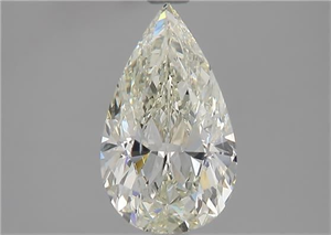 Picture of Natural Diamond 1.70 Carats, Pear with  Cut, K Color, SI1 Clarity and Certified by GIA