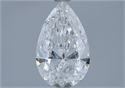 Diamante Natural 1.58 quilates, De pera , Color F, claridad SI2 y certificado GIA