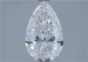 Foto Diamante Natural 1.58 quilates, De pera , Color F, claridad SI2 y certificado GIA de
