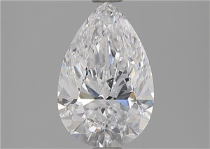 Foto Diamante Natural 1.50 quilates, De pera , Color D, claridad SI1 y certificado GIA de