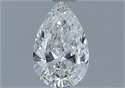 Diamante Natural 0.52 quilates, De pera , Color H, claridad IF y certificado GIA