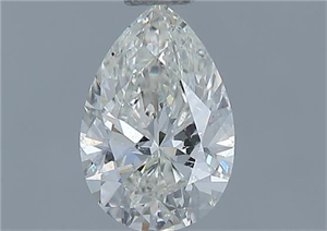 Foto Diamante Natural 0.53 quilates, De pera , Color J, claridad SI2 y certificado GIA de